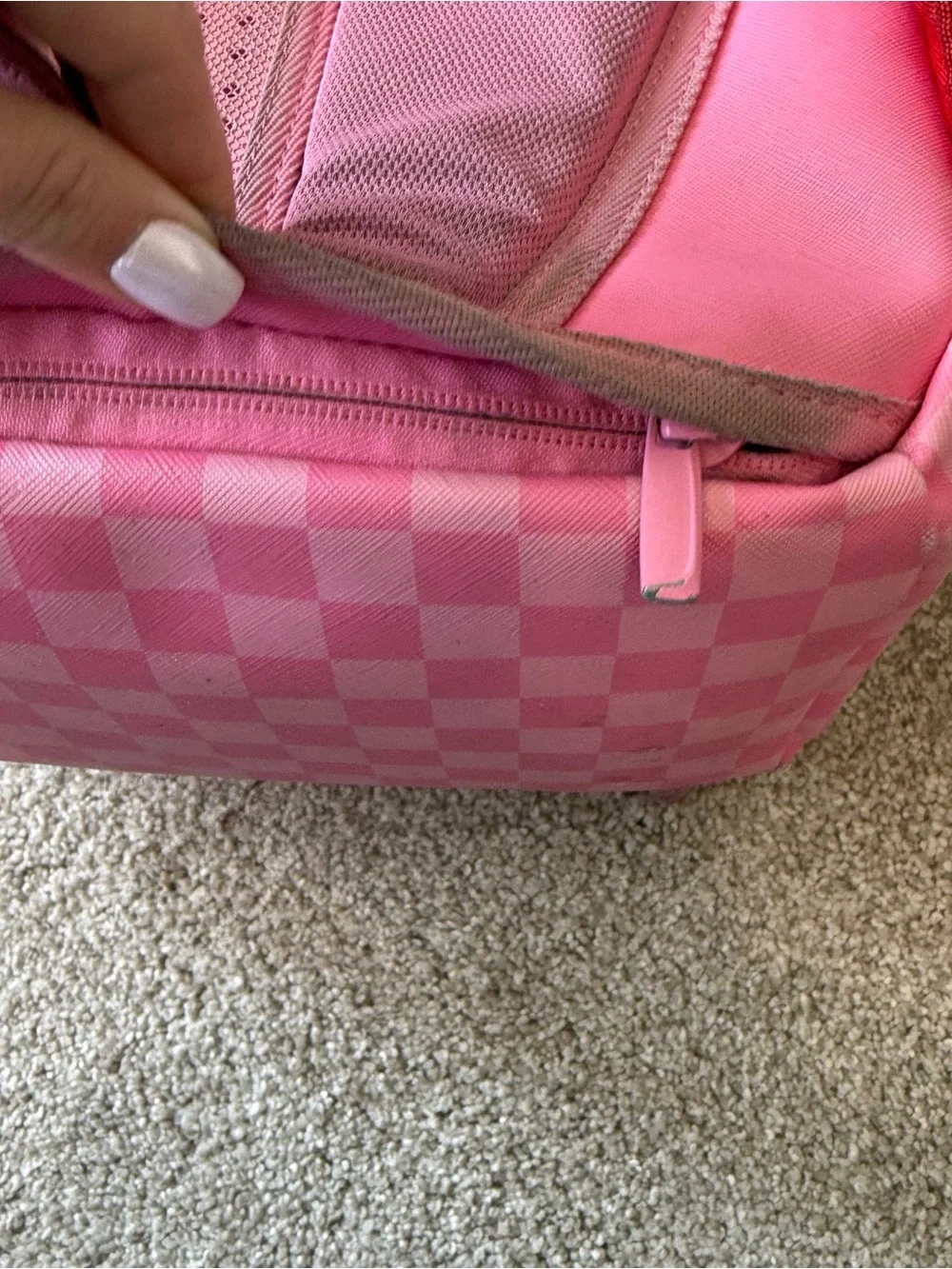 Sprayground 3am Riptide Pink Backpack Used No Sprayground Tag
